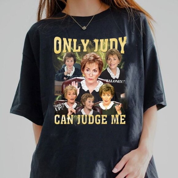 Only Judy Can Judge Me Retro Statement Humor Collector Classic Quote Graphic 05 - Picture 1 of 5